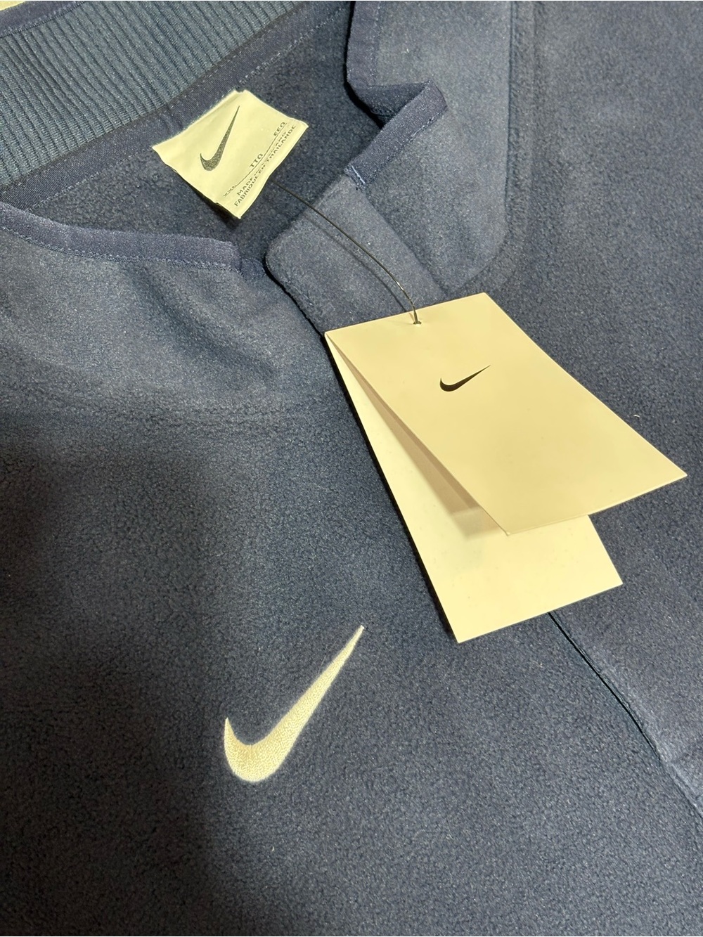 NWT Nike Therma FIT Fleece Vest Mens 2XL Navy SP22